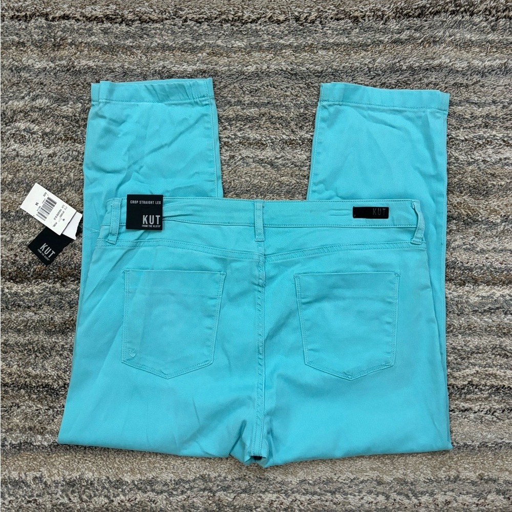 KUT From The Kloth Crop Straight Leg Jeans Sz 14 NWT | KUT Cropped Straight Leg- - Picture 3 of 13